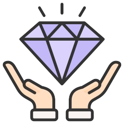 diamond symbolizing valuable marketing results