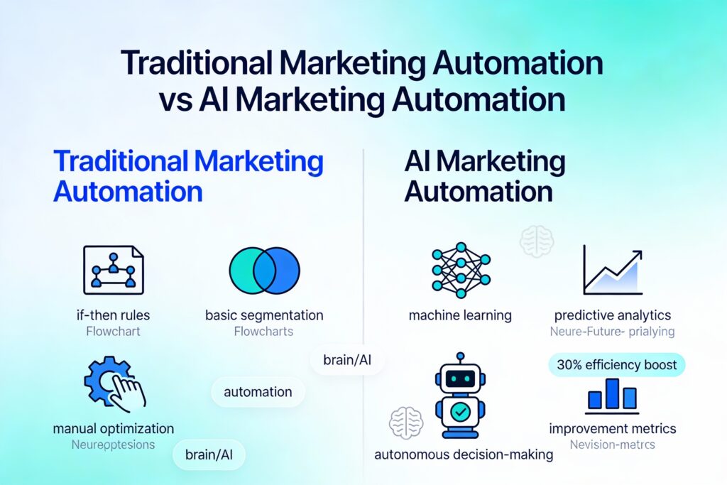 Traditional vs AI Marketing Automation